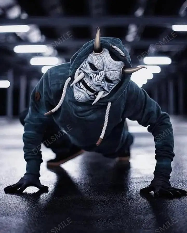 Traditional Japanese Oni Mask