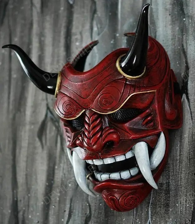 Traditional Japanese Oni Mask
