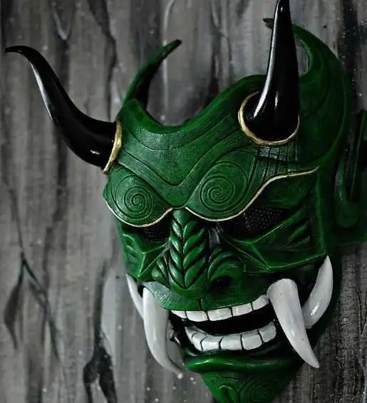 Traditional Japanese Oni Mask