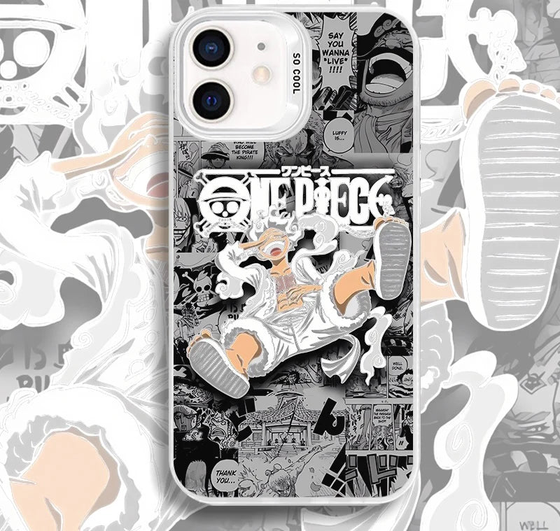 One Piece - Coque de téléphone Luffy Gear 5 Manga