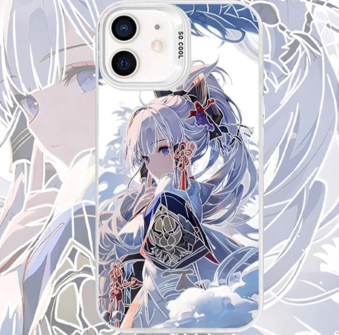 Genshin Impact - Kamisato Ayaka Coque Pour Téléphones