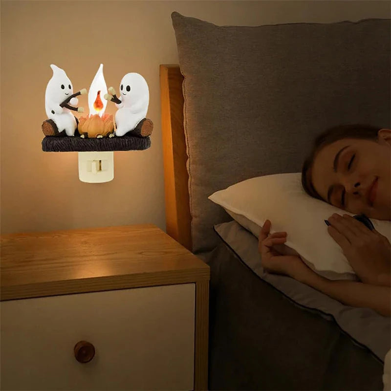 Dabyseka™️ Cute Ghost Campfire For Halloween